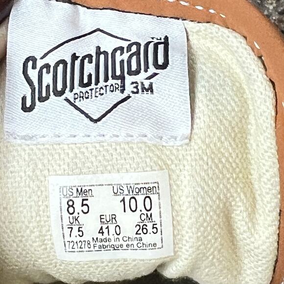 Vans Scotchguard Classic Mens 8.5 Rust Suede Skate Sneaker Shoes Lace Up Low Top - Picture 11 of 11